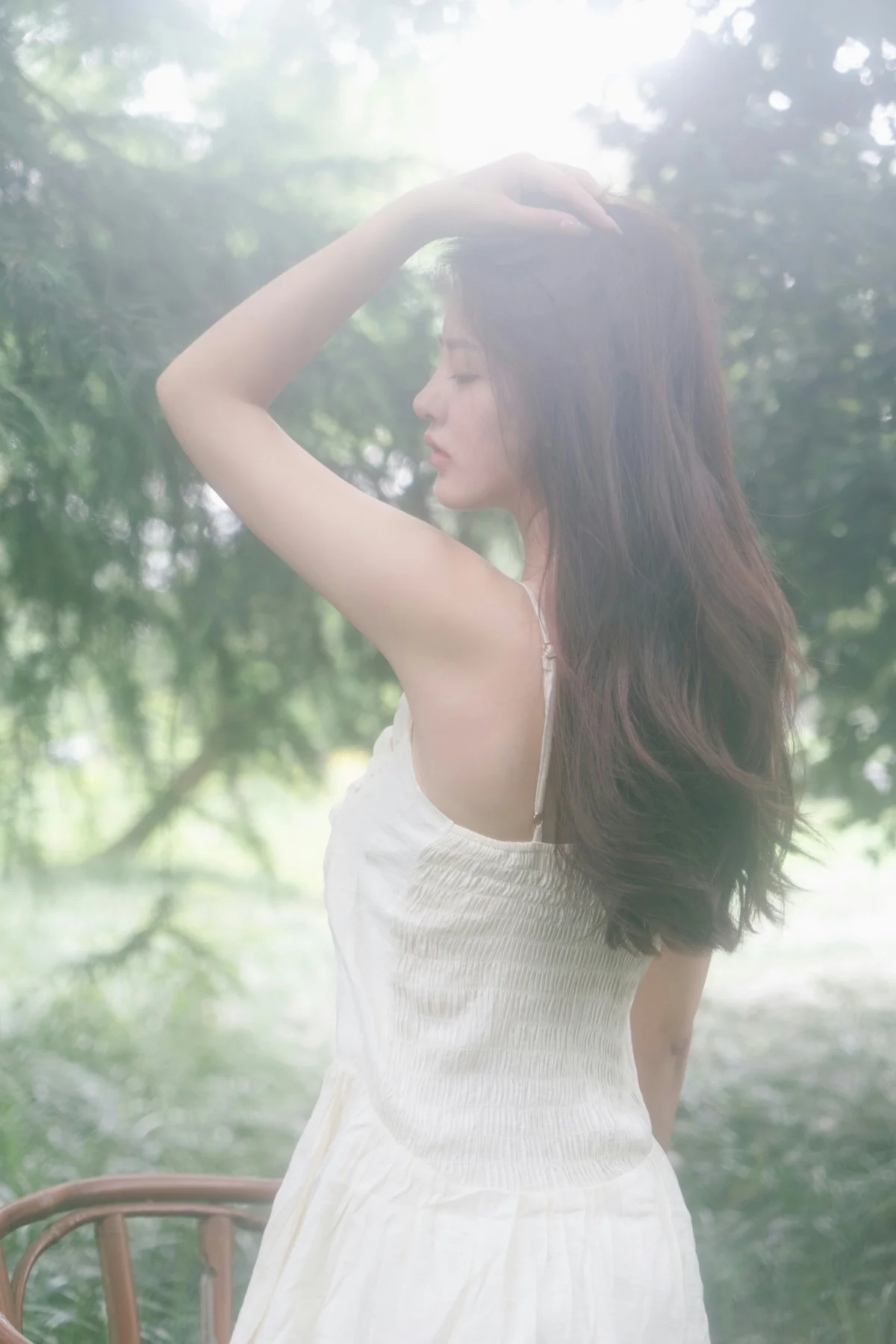 Japanese Korean style haircut color blowout