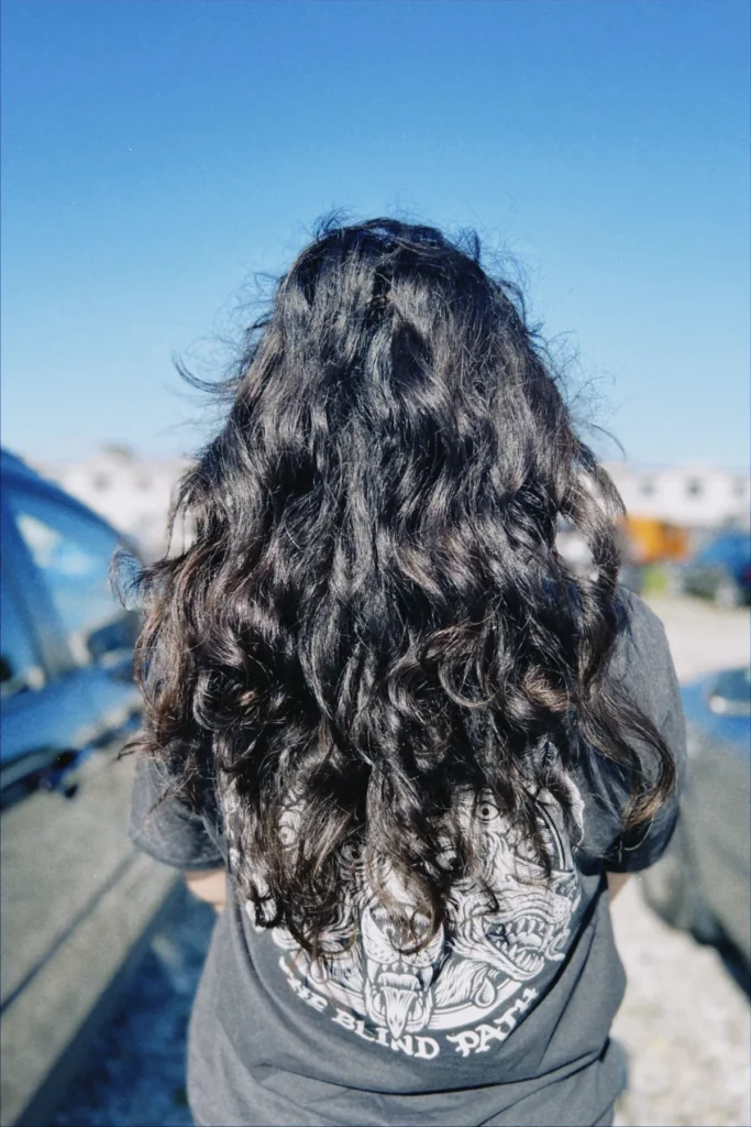 Japanese Korean style haircut color blowout