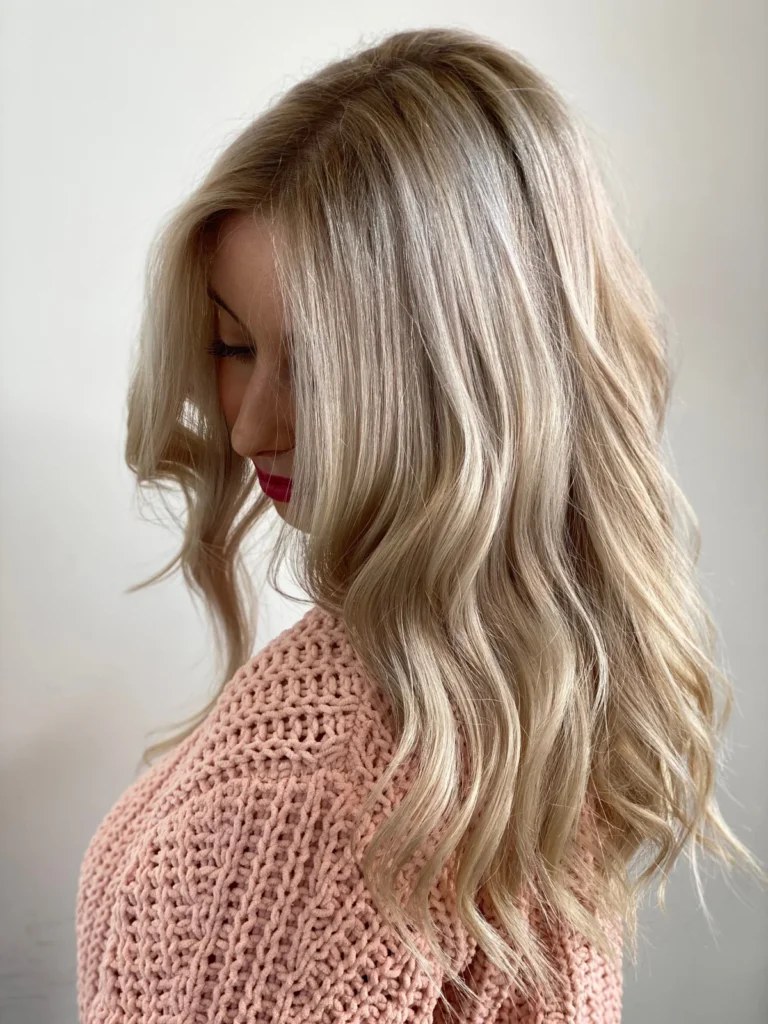 Japanese Korean style haircut color blowout