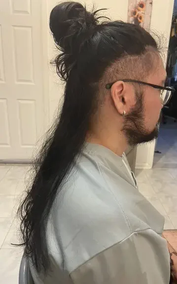 Japanese Korean style men haircut
