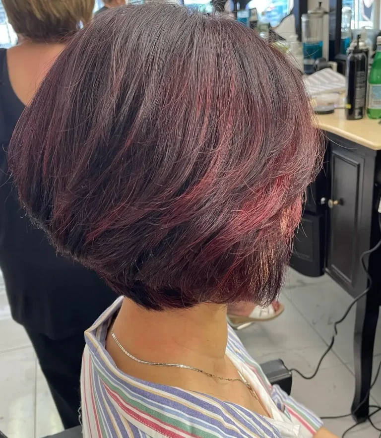 Korean-style bob cut with soft inward curves, airy volume, and a face-framing silhouette