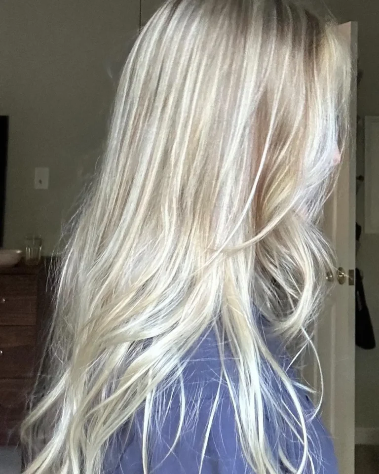 Korean style long hair ombre highlight balayage